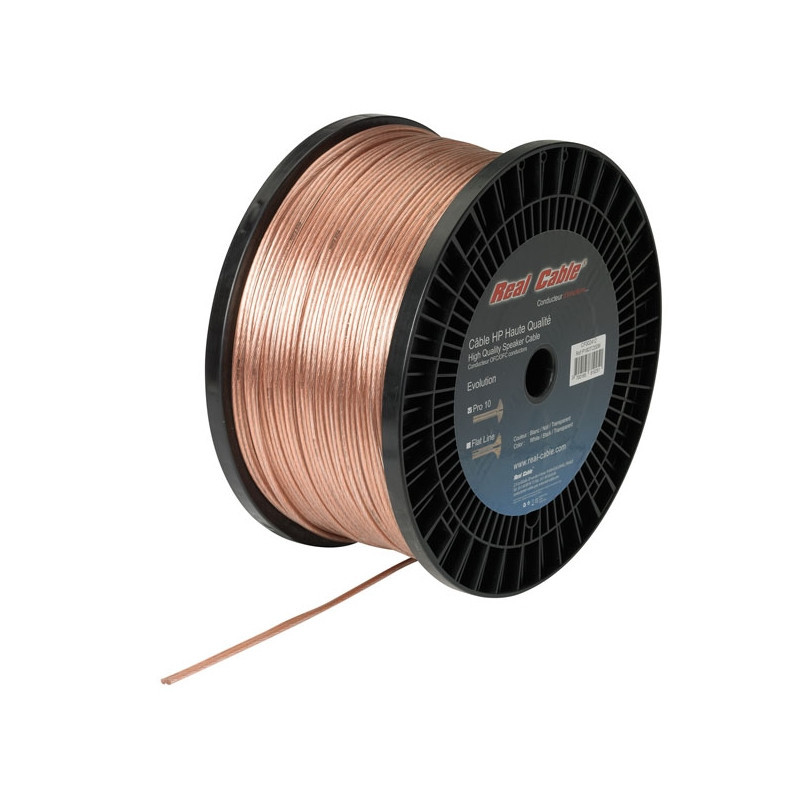 Real Cable P400T, câble HP 2x4.00mm² par 100 mètres Câbles H.P. au