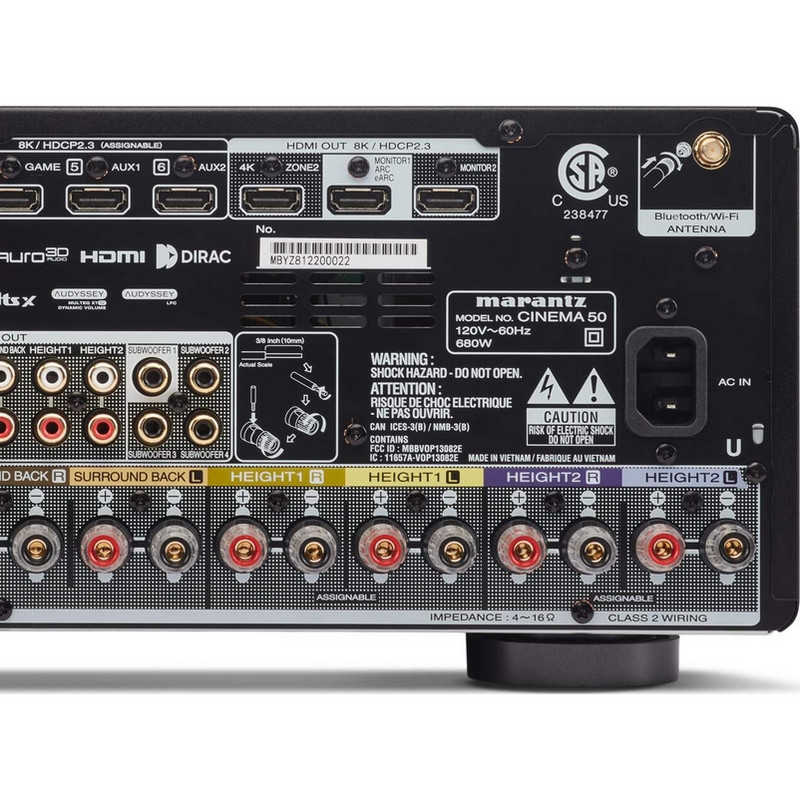 Marantz Cinema 50 Amplis Intégrés AV MarantzCinema50