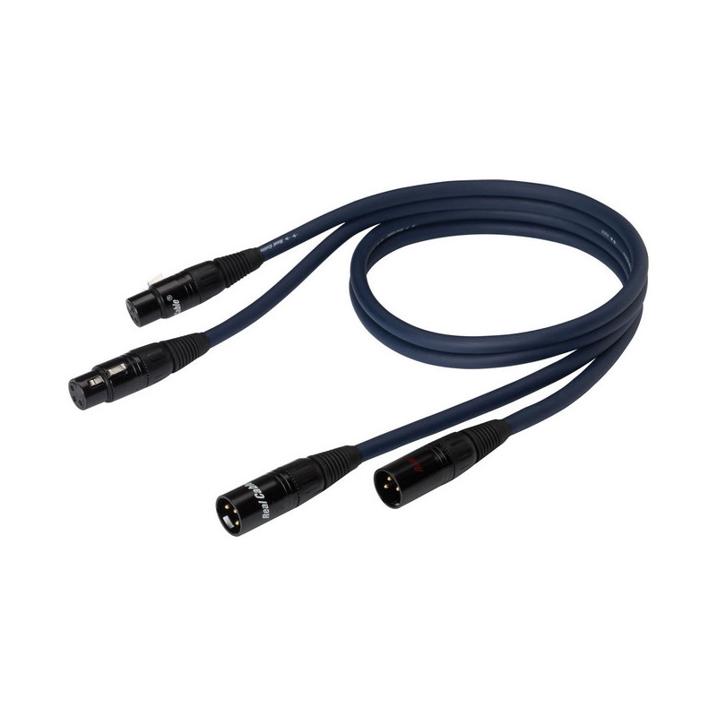 Real Cable XLR128, câble XLR 2x1m00 Câbles de modulation - RealCabl